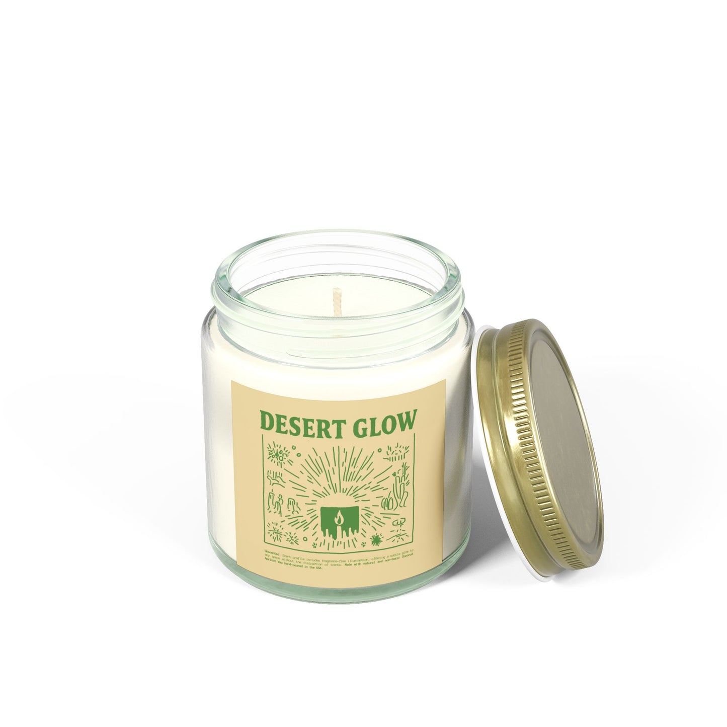 Desert Glow Unscented Candle