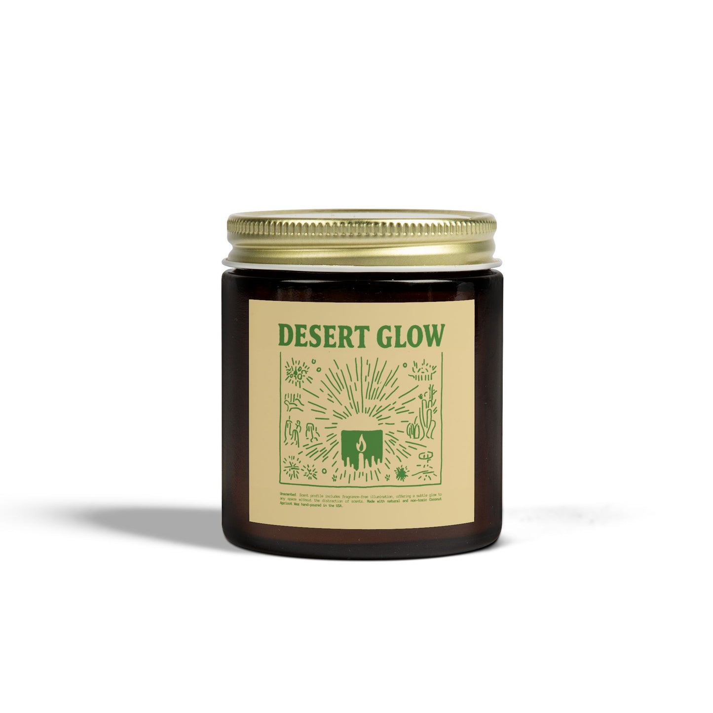 Desert Glow Unscented Candle