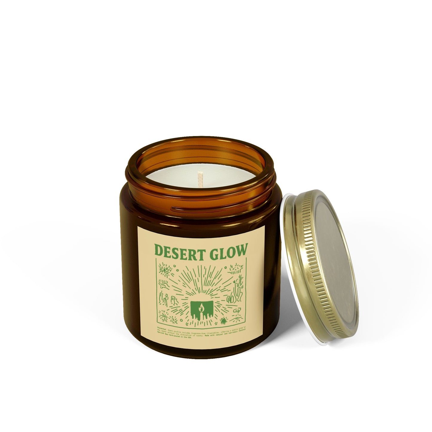Desert Glow Unscented Candle