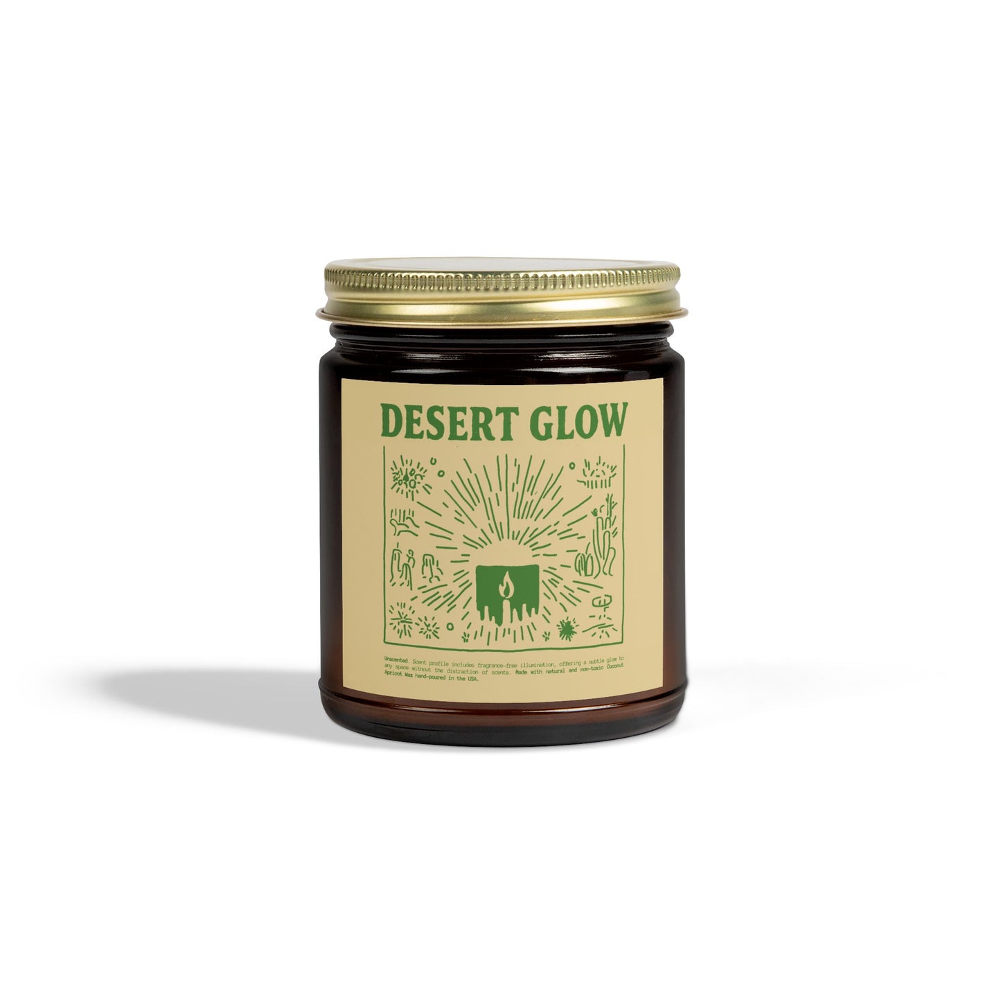 Desert Glow Unscented Candle