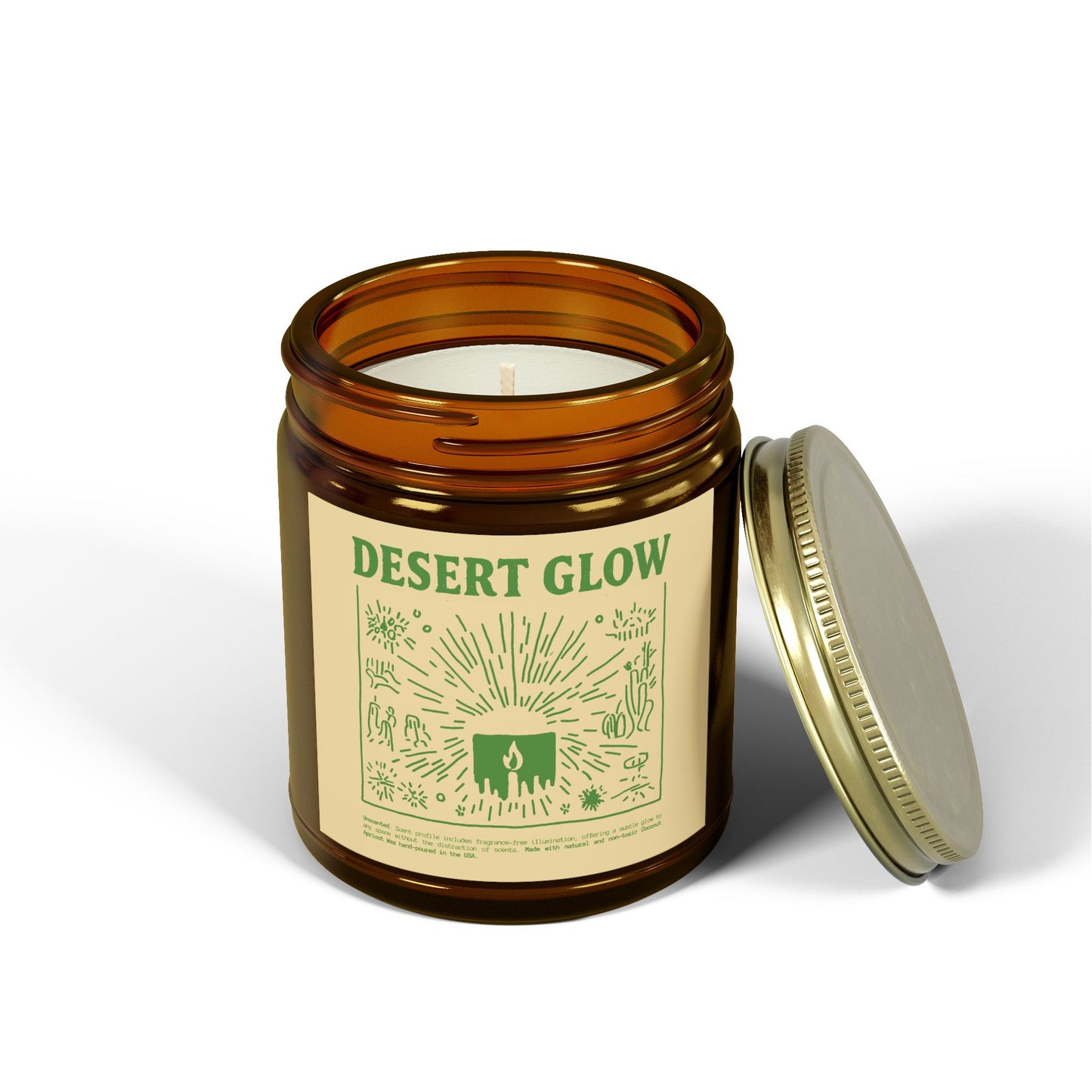 Desert Glow Unscented Candle