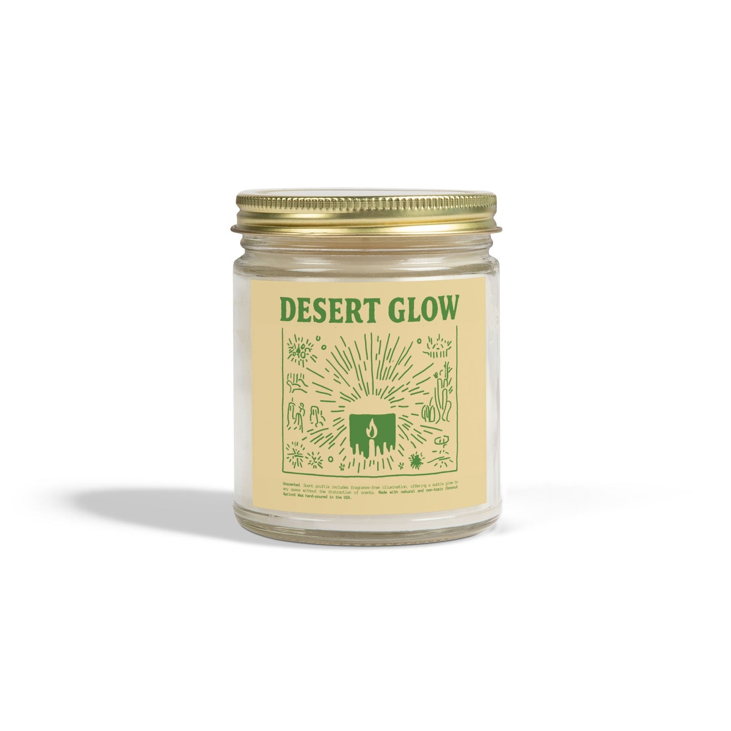 Desert Glow Unscented Candle